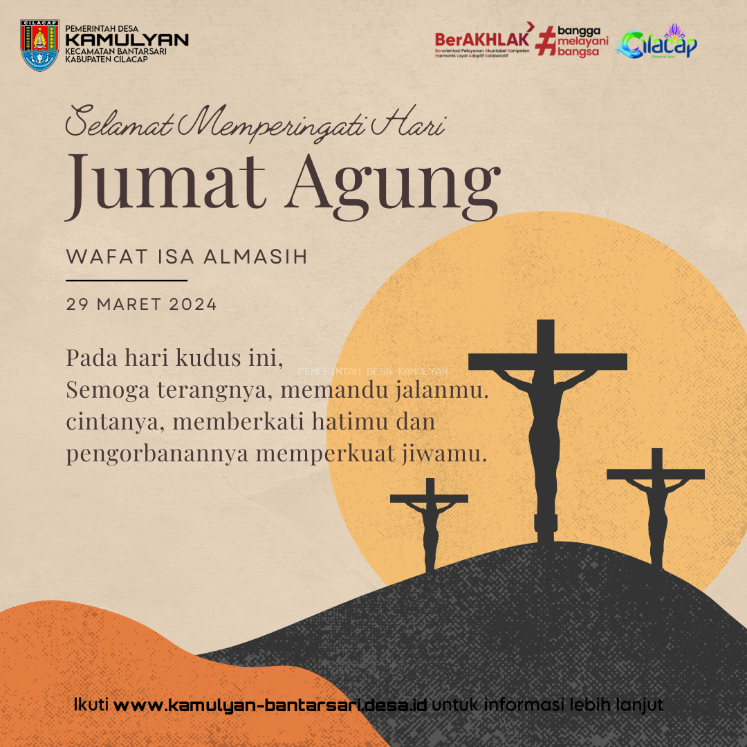 SELAMAT MEMPERINGATI HARI JUM'AT AGUNG 2024