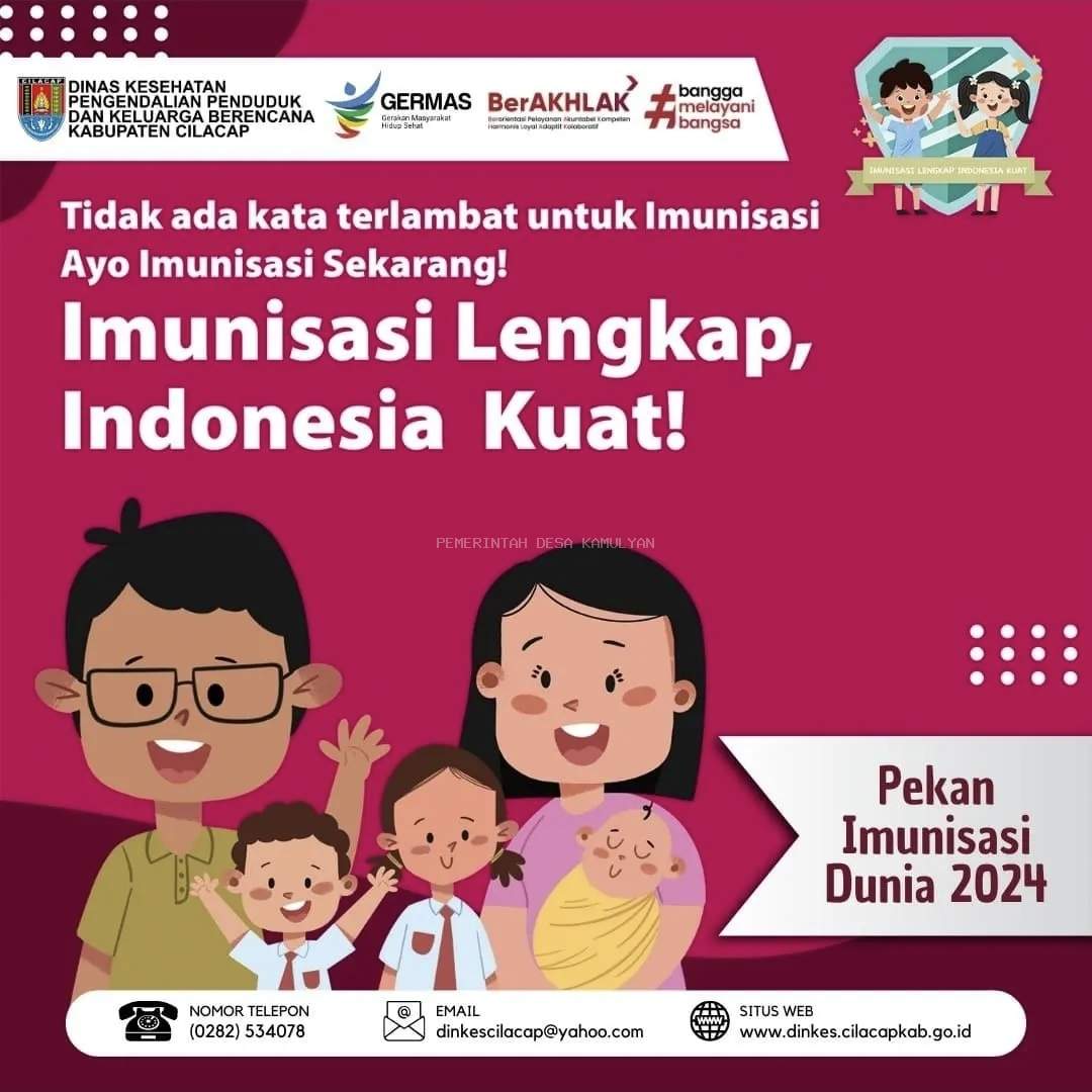 AYO SUKSESKAN PEKAN IMUNISASI DUNIA 2024