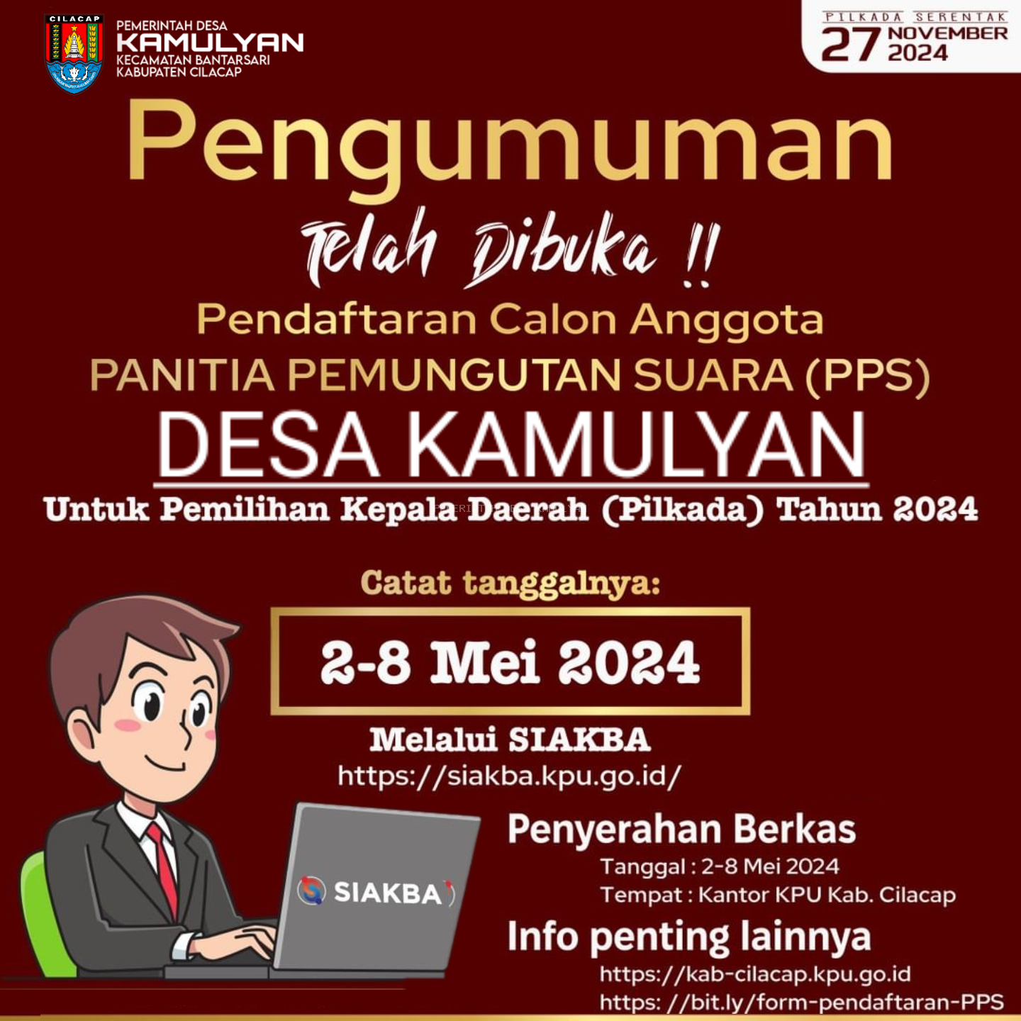 CEK SYARATNYA! RECRUITMEN PPS DESA KAMULYAN RESMI DIBUKA HARI INI