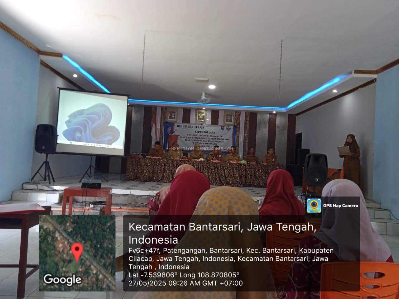 BIMBINGAN TEKNIS KEPOTROKOLAN DISELENGGARAKAN BERSAMA OLEH PEMDES BINANGUN, BANTARSARI, CITEMBONG, DAN DESA KAMULYAN