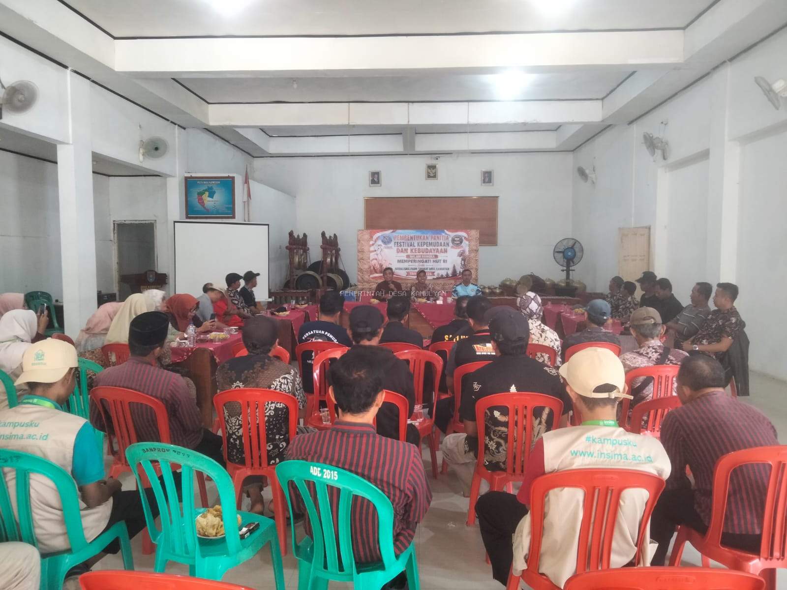 Pemerintah Desa Kamulyan membentuk Panitia Festival kepemudaan dan kebudayaan tingkat Desa Kamulyan dalam rangka peringatan HUT RI ke 81 serta sosialisasi P4gn 